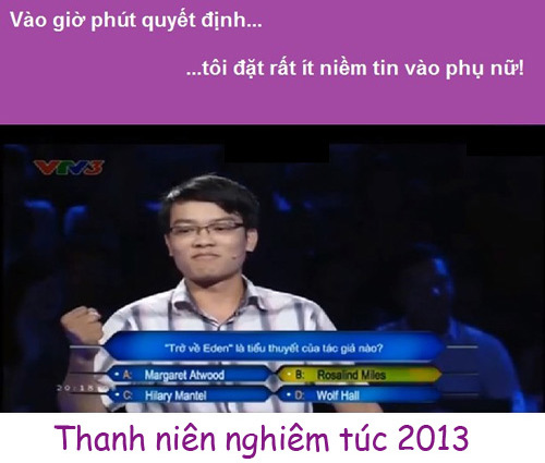 Chế ảnh vui về thanh niên nghiêm túc