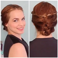 Cô nàng điệu đà hơn với kiểu tết tóc “tiểu thư”