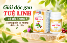Giải độc gan Tuệ Linh có tốt không_ Thành phần và những điều cần biết